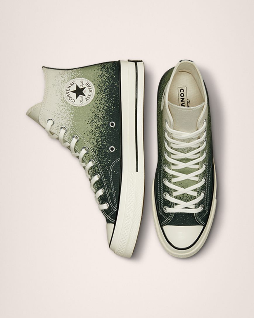 Tenis Converse Chuck 70 Scatter Dye Cano Alto Feminino Pretas | PT A08731T